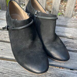 Ecco Heel Pump Short Boot Booties, Size 40 or 9.5